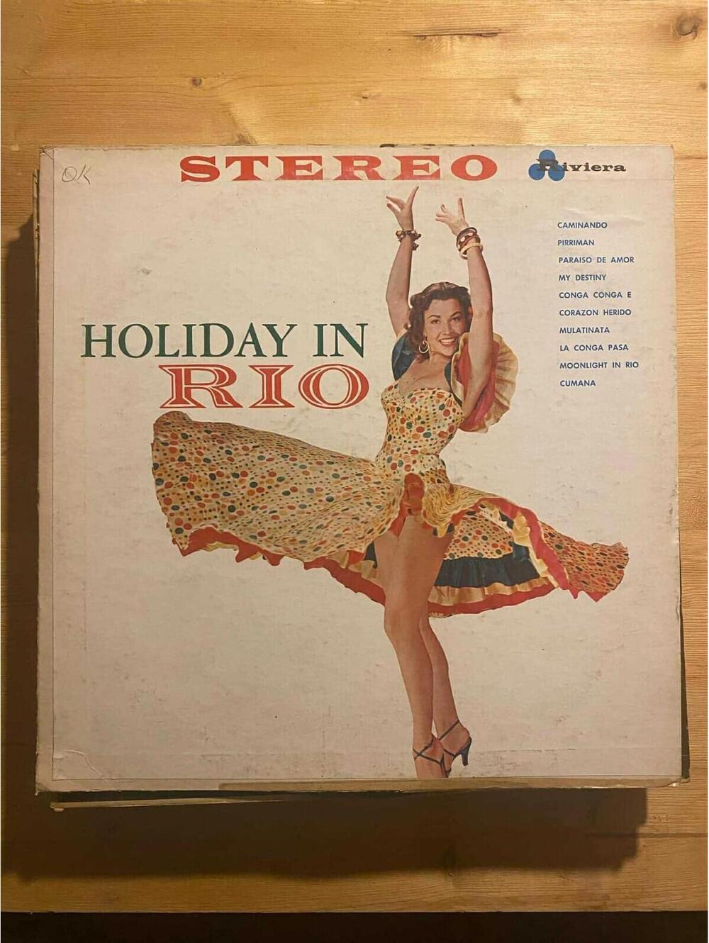Holiday In Rio Vintage 33rpm VG+ AB24
